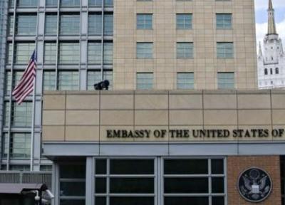 کاهش 75 درصدی کارکنان کنسولی سفارت آمریکا در روسیه