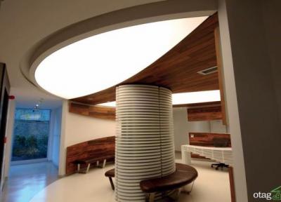 سقف کشسان ترنسپرنت (Transparent) یا نورگذر المان مجذوب کننده برای زیباسازی دکوراسیون داخلی